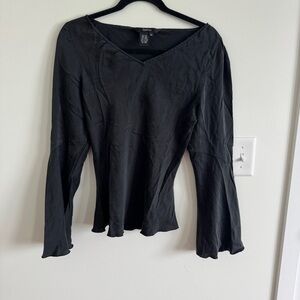 Ishyu 100% Silk Women’s Top Early 2000’s